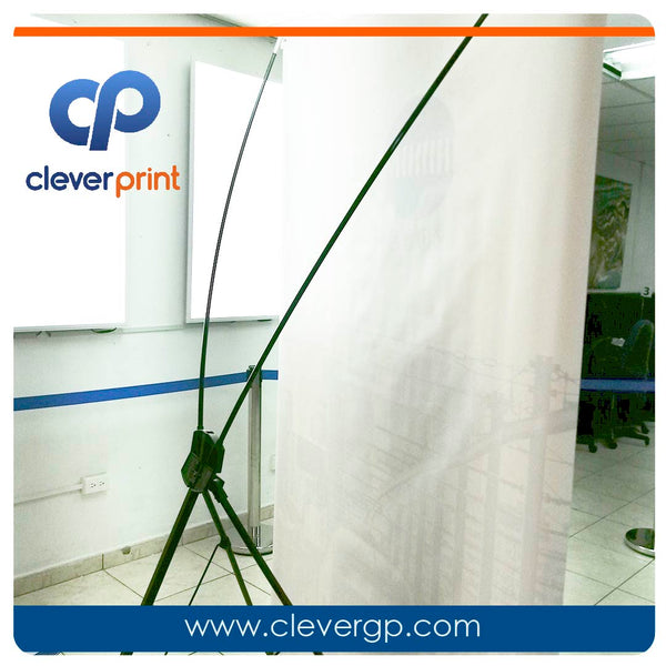 Banner tipo arañita 24" x 63"